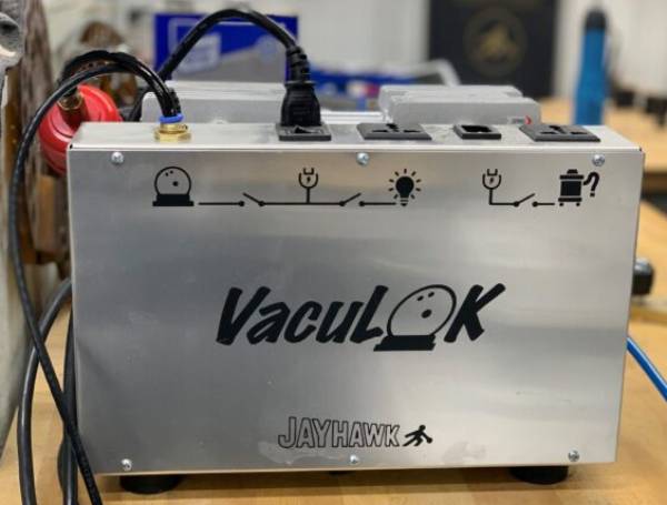 Jayhawk VacuLOK Jig and Pump